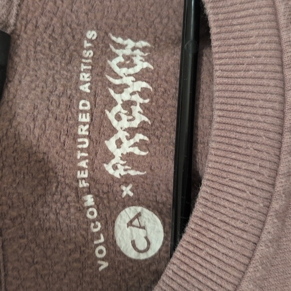 Volcom Chrissie Abbot X French Graphic Sweatshirt - Picture 3 of 5